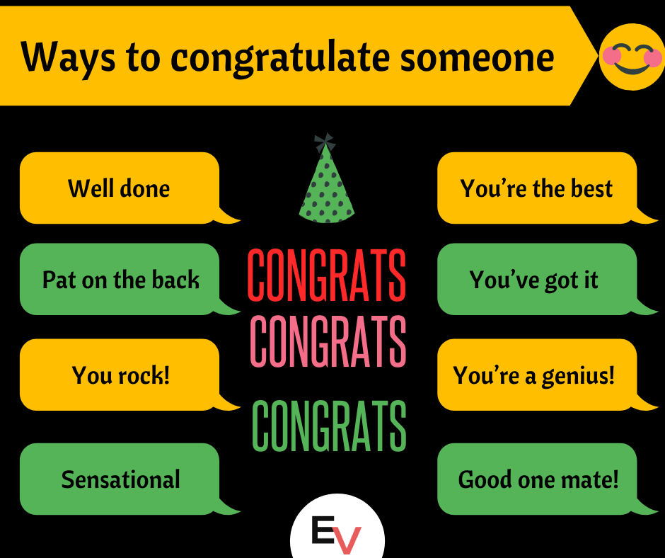 ways to say congrats