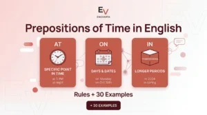 Prepositions of Time in English