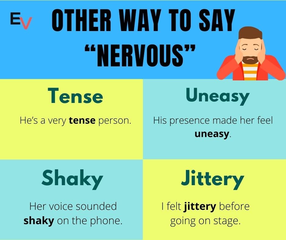 What Is Another Way To Say Nervous 