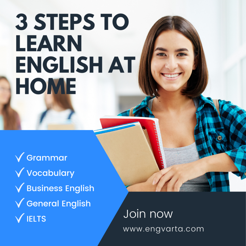3 steps to learn english at home