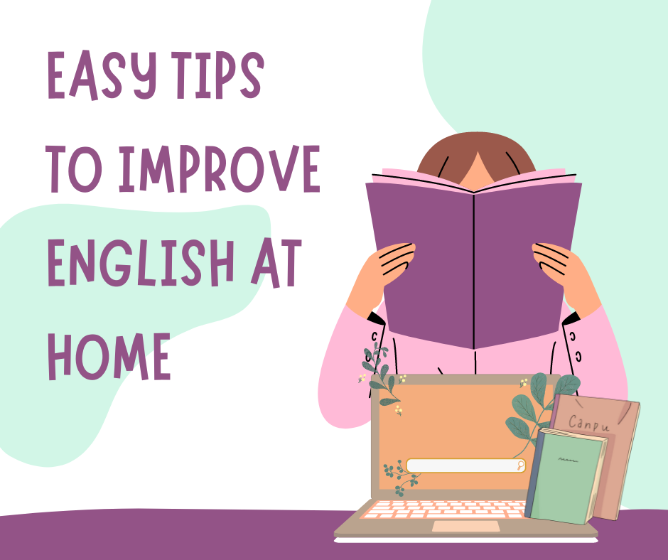 easy tips to improve english at home