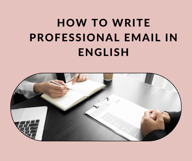 How To Write Professional Email In English