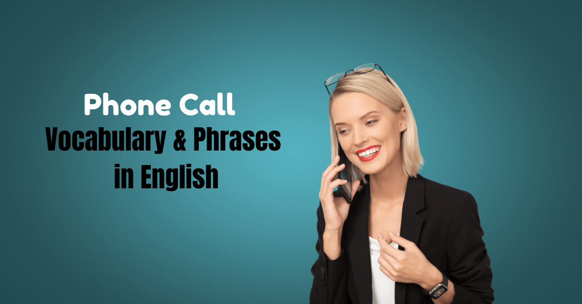 Phone Call Vocabulary & Phrases in English