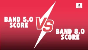 IELTS Speaking Band 5.0 vs 8.0 score