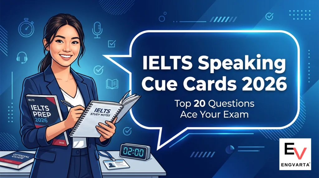 Top 20 IELTS Speaking Cue Card 2026 Questions