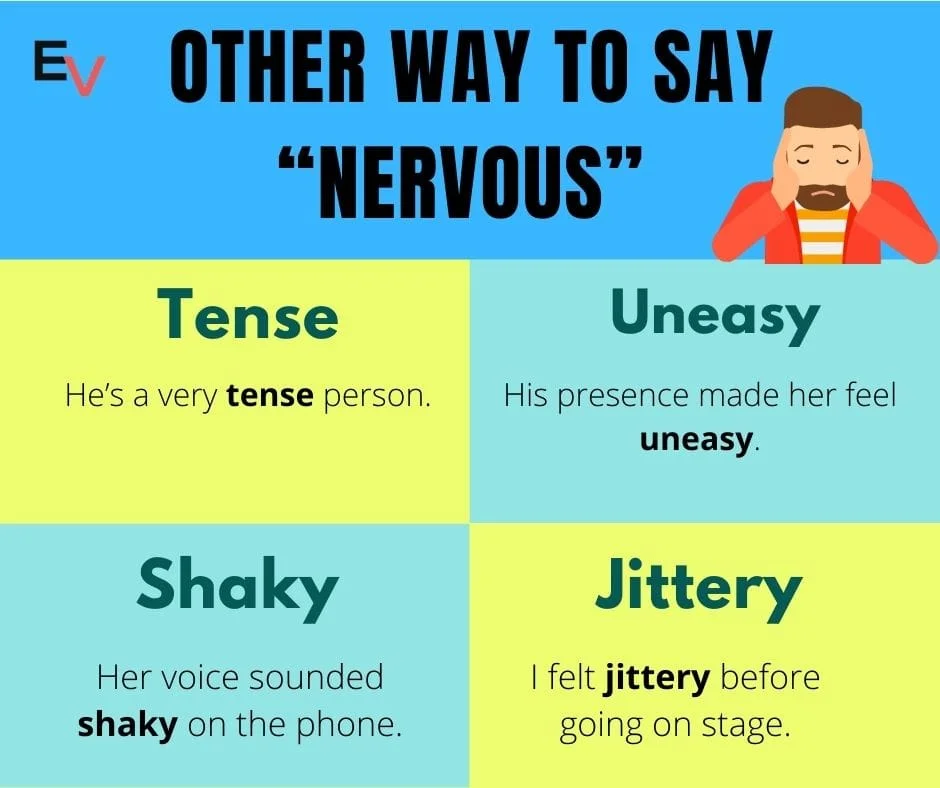 What Is Another Way To Say ‘Nervous’ ?