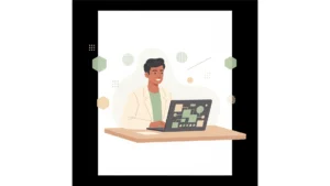 Indian professional on laptop using English speaking platform for daily practice — best english speaking platforms for daily practice 2026