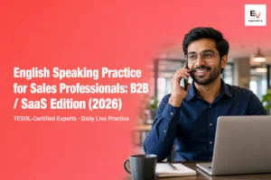 English speaking practice for sales professionals in client meetings and sales calls