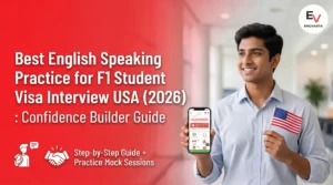 F1 visa interview English speaking practice for Indian students